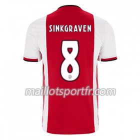 Maillot de Foot Ajax Amsterdam Daley Sinkgraven 8 Domicile 2019/20